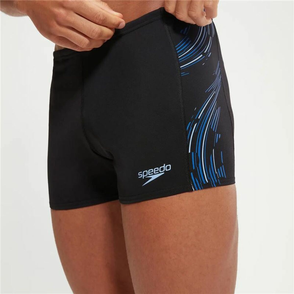 Men’s Bathing Costume Speedo Black-2