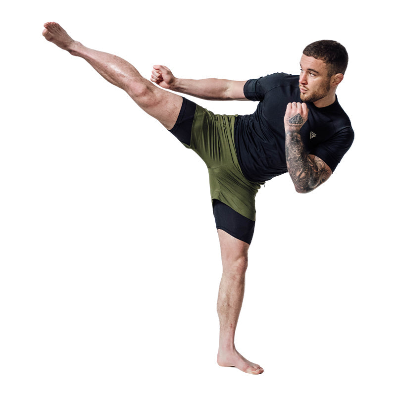 Shorts de compression 2-en-1 T16 MMA