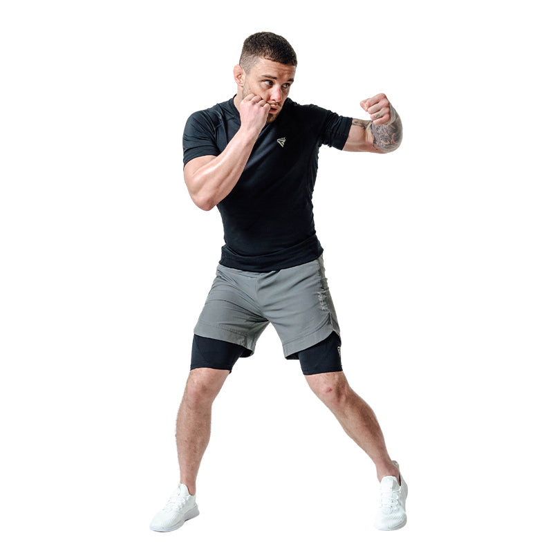 Shorts de compression 2-en-1 T16 MMA