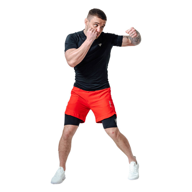 Shorts de compression 2-en-1 T16 MMA