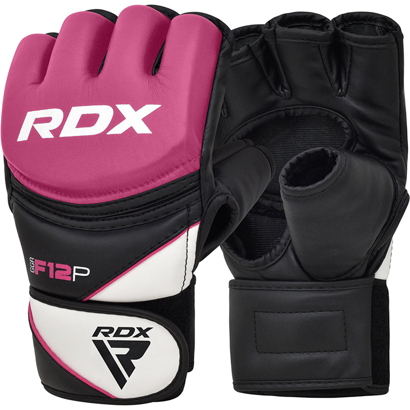 RDX F12 Femmes Rose MMA Gants de Grappling