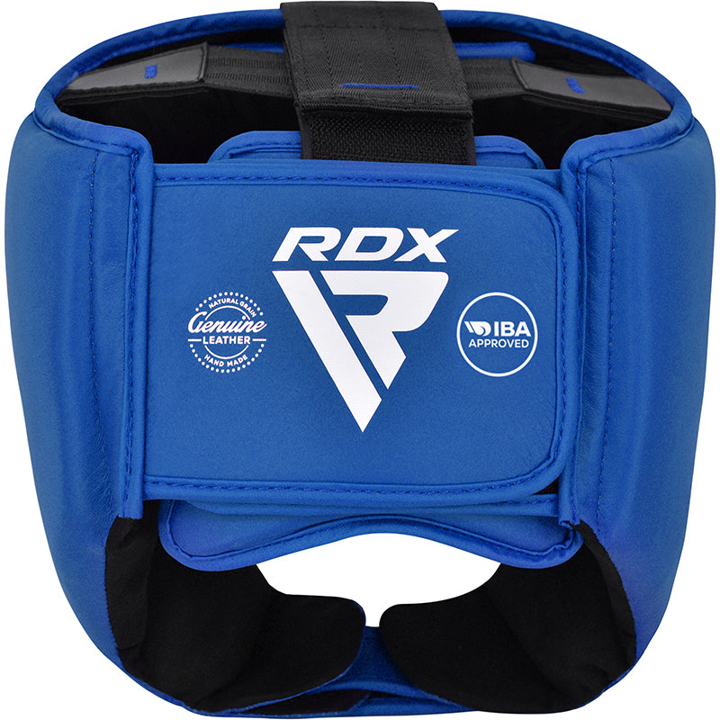 RDX Protège-tête en cuir IBA Approved Bleu