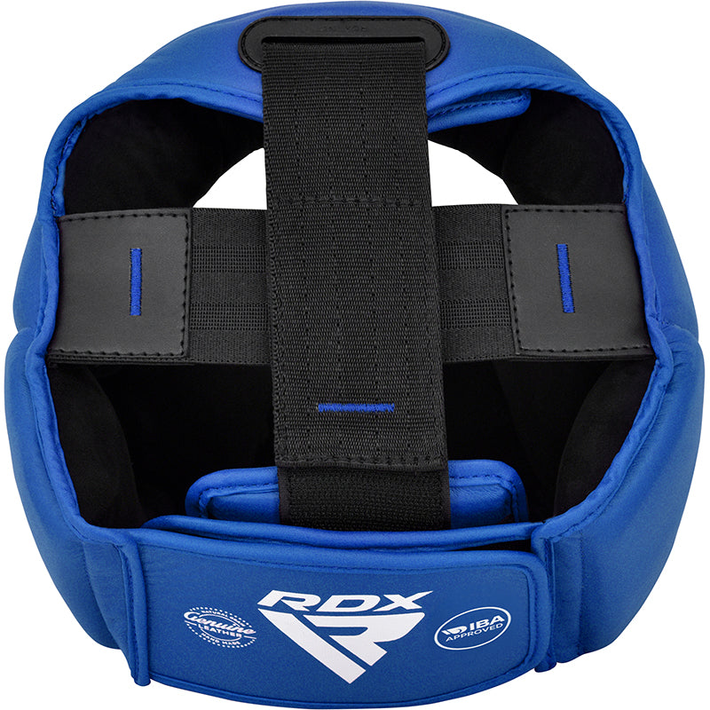 RDX Protège-tête en cuir IBA Approved Bleu