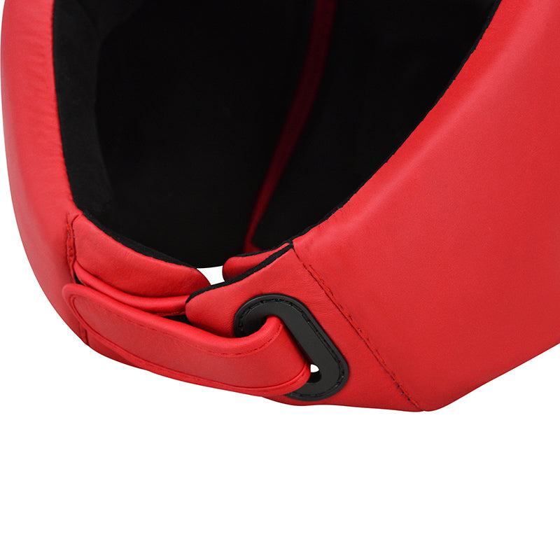 RDX Protège-tête en cuir IBA Approved Rouge