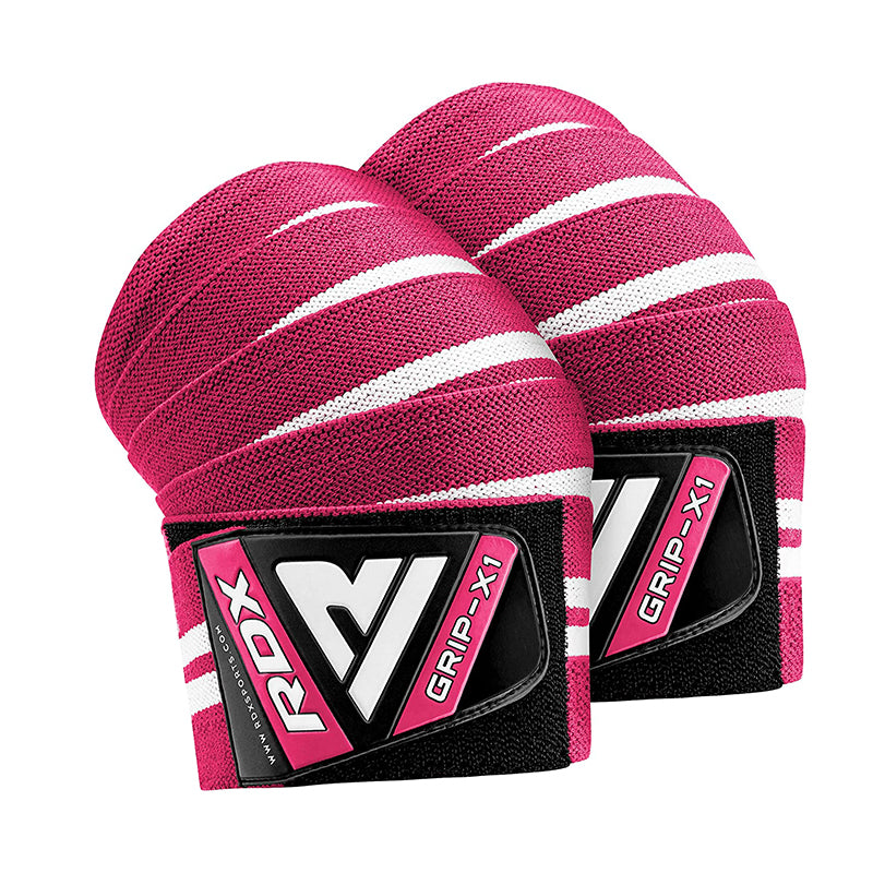 RDX K4 Bandes de genoux pour les exercices de musculation et d'haltérophilie