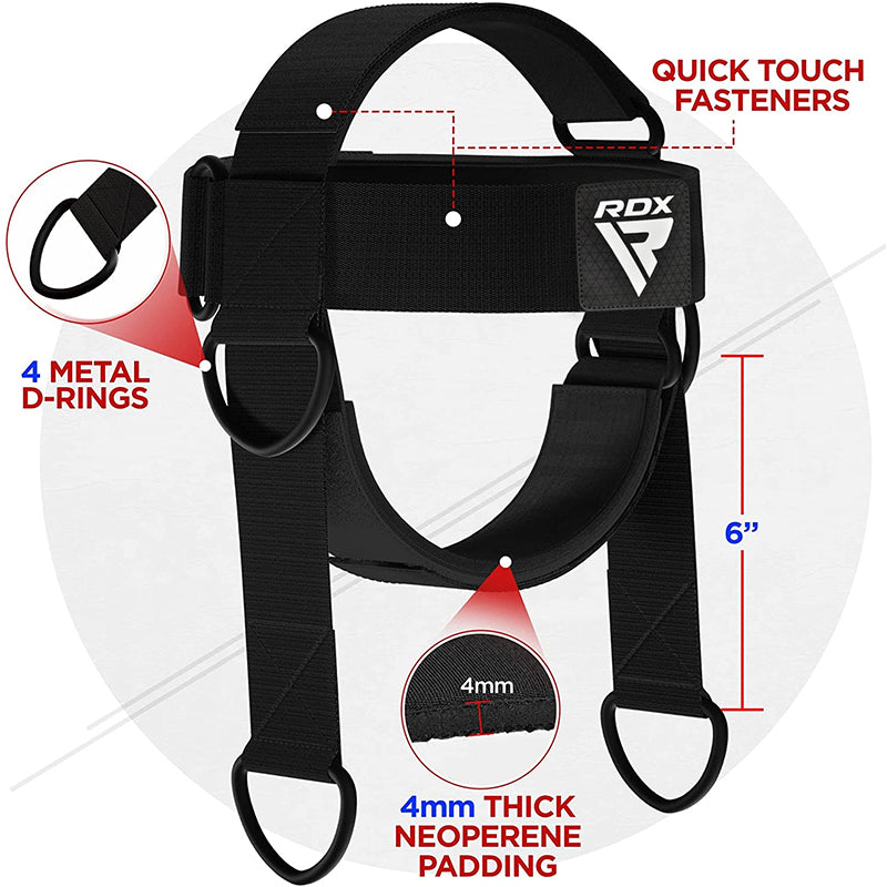 RDX H2 Harnais De Tête et de Cou Pour les Exercices D'haltérophilie et de Renforcement Musculaire