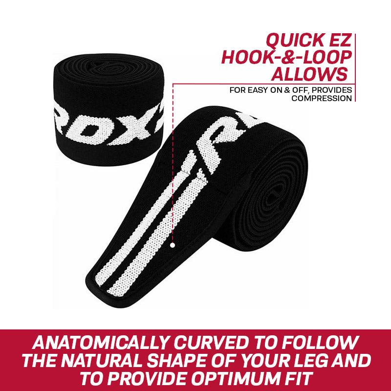 RDX K2 Noir Bandes de Genoux