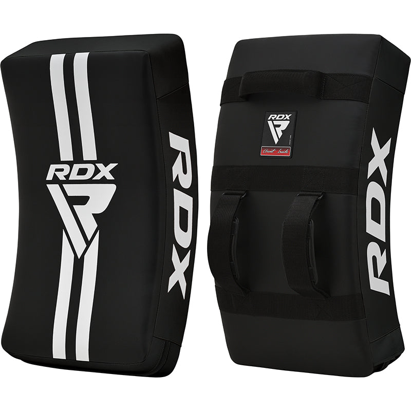 RDX T1 Bouclier de frappe incurvé et rembourré en gel avec poignées en nylon