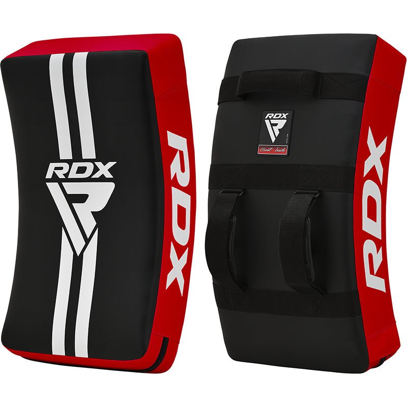 RDX T1 Bouclier de frappe incurvé et rembourré en gel avec poignées en nylon