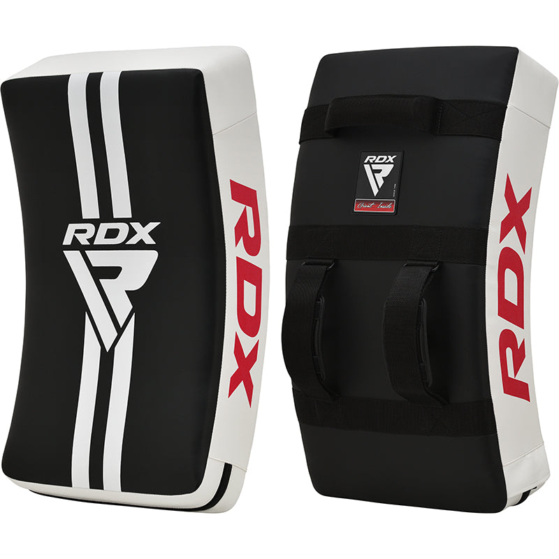 RDX T1 Bouclier de frappe incurvé et rembourré en gel avec poignées en nylon