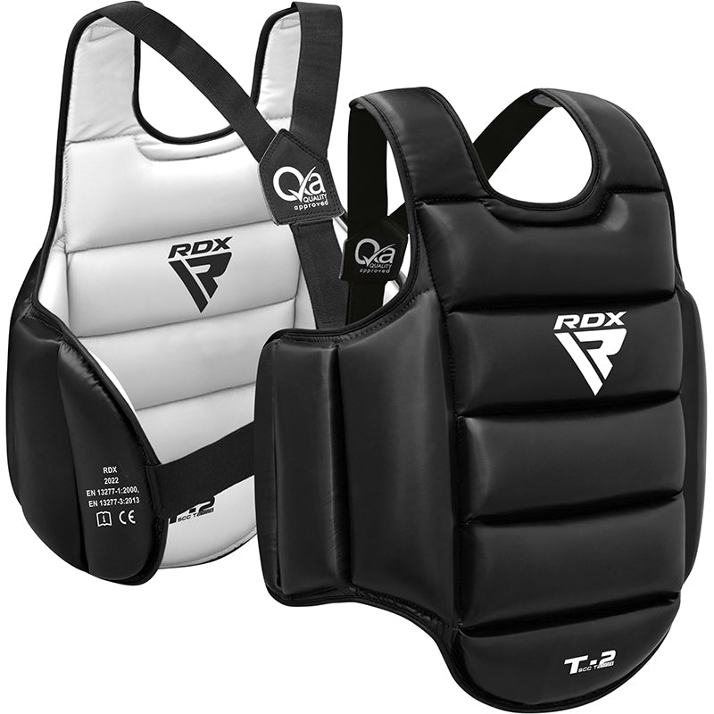 RDX T2 CE Plastron Pour le Karaté Certifié Protège Poitrine Rembourré