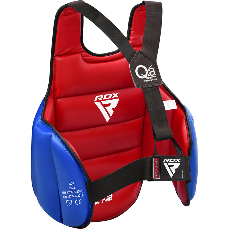 RDX T2 CE Plastron Pour le Karaté Certifié Protège Poitrine Rembourré