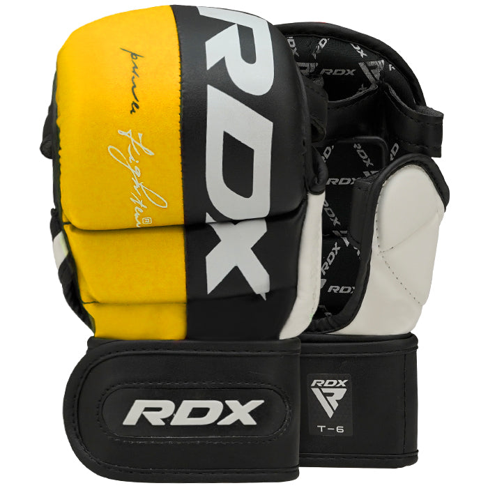 RDX T6 Entraînement MMA Gants de Grappling 7oz