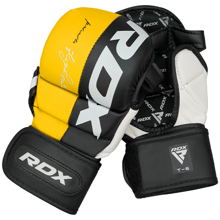 RDX T6 Entraînement MMA Gants de Grappling 7oz