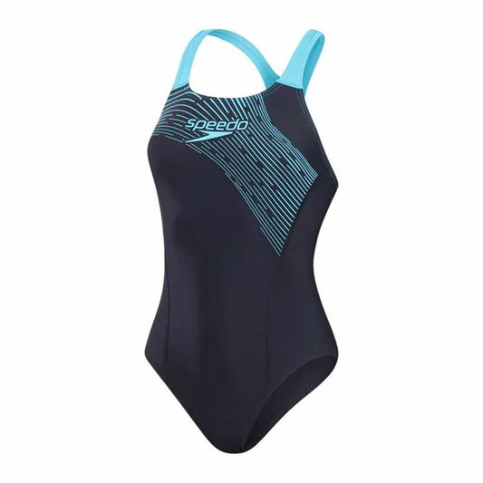 Women’s Bathing Costume Speedo Medley  Blue-0