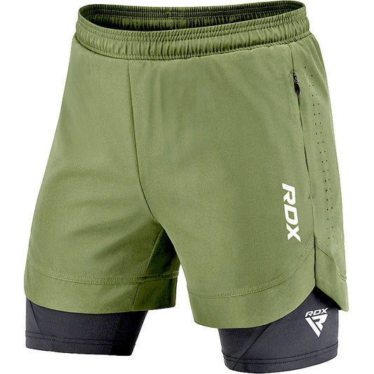 Shorts de compression 2-en-1 T16 MMA