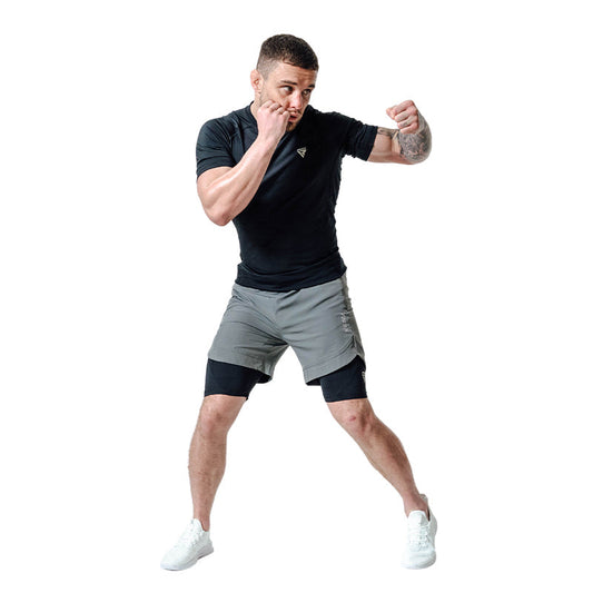 Shorts de compression 2-en-1 T16 MMA