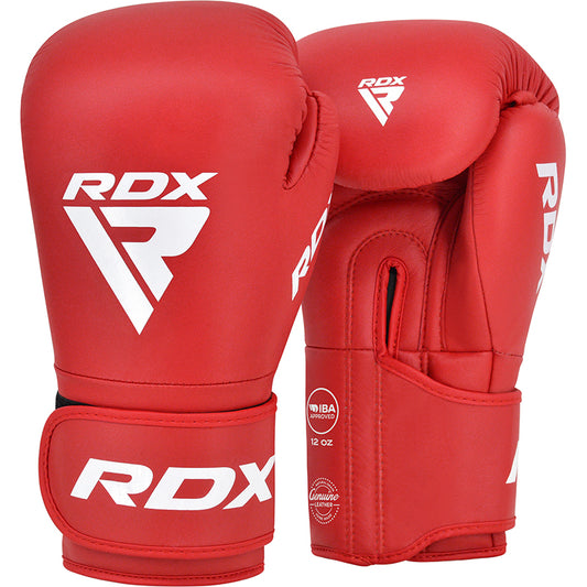 RDX Gants de boxe pour compétitions amateurs rouge