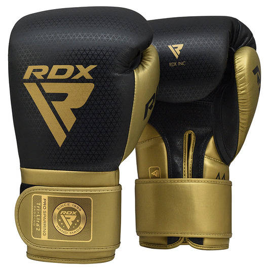 RDX L2 Mark Pro Gants De Boxe Sparring Doré