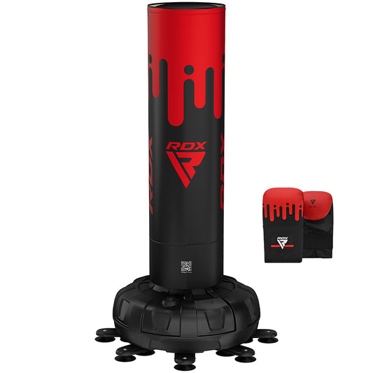 RDX F9 SAC DE FRAPPE SUR PIED 1M83 POUR ADULTES AVEC GANTS D'ENTRAÎNEMENT