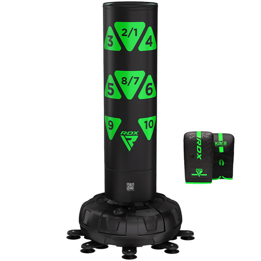 RDX KT Ronin Ensemble 2-en-1 Vert Sac de Boxe d'1m83 avec Cibles & Gants