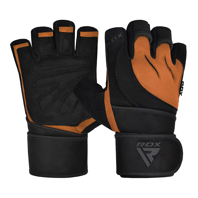 RDX L4 Gants Mitaines de Musculation Gants d'Haltérophilie