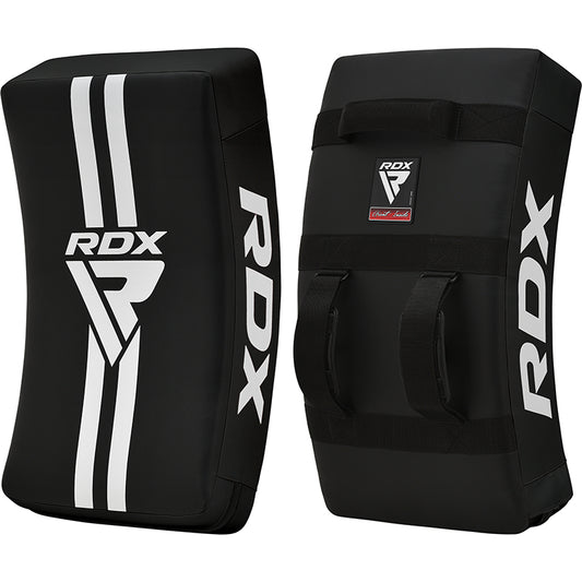 RDX T1 Bouclier de frappe incurvé et rembourré en gel avec poignées en nylon