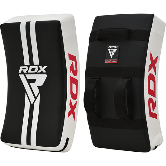 RDX T1 Bouclier de frappe incurvé et rembourré en gel avec poignées en nylon