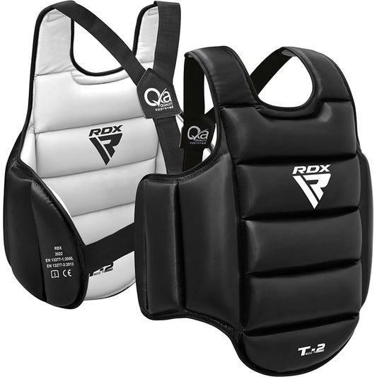 RDX T2 CE Plastron Pour le Karaté Certifié Protège Poitrine Rembourré