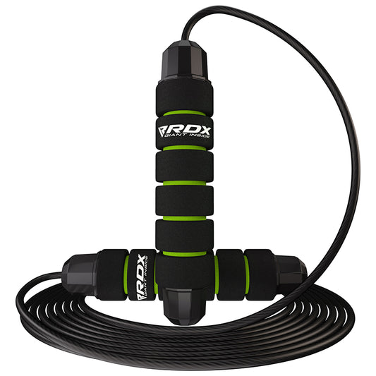 RDX W1 CORDE À SAUTER AVEC POIGNÉES EN MOUSSE